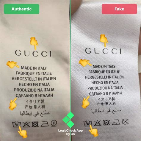 does the size and wash tag cone togheter in gucci|how to check gucci t shirt.